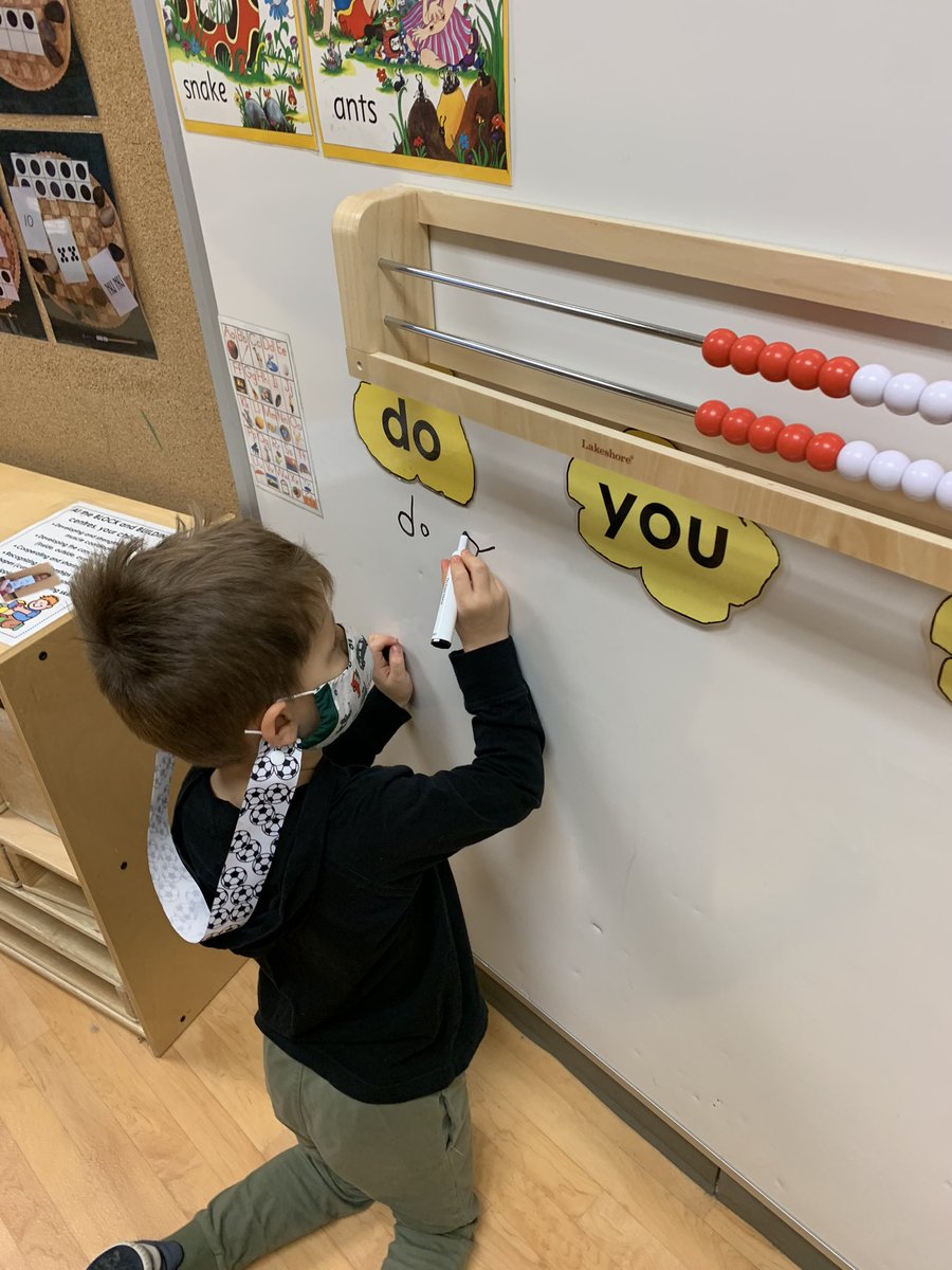 Dancer_2881's tweet photo. Landon asked “Do you like Pikachu and Squirtle?” He used popcorn words and a letter chart as guidance. Andrew, today’s superstar determined yes had the most and no had the least. https://t.co/Gdt7CTjrOK