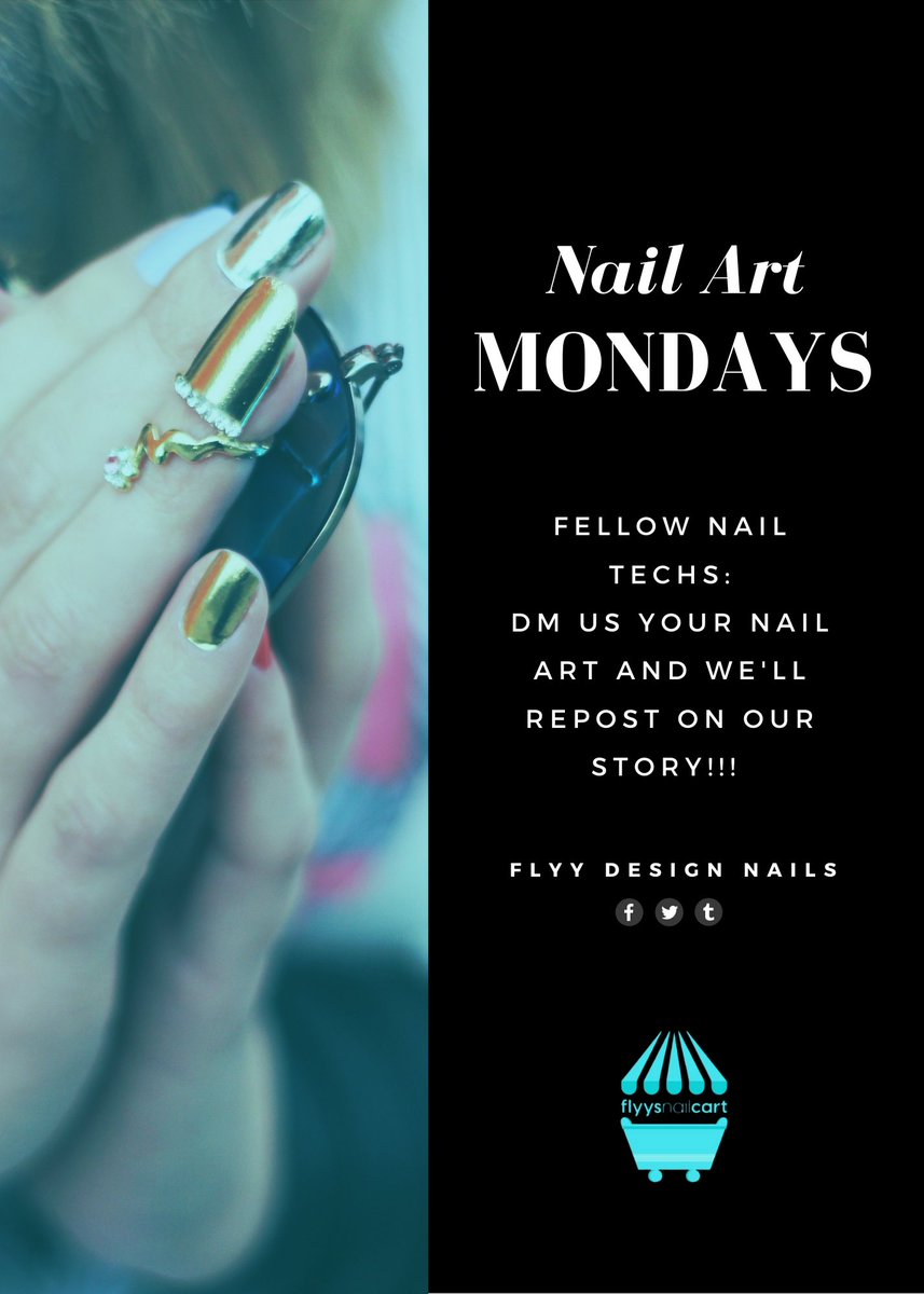 FlyyWit2Ys's tweet photo. Slide in our DMs and show us what you got! I want to show love my fellow nail techs! 💙 #nailtechlife #nailtech #nails #entrepreneur #girlboss https://t.co/ADtovAHWRs