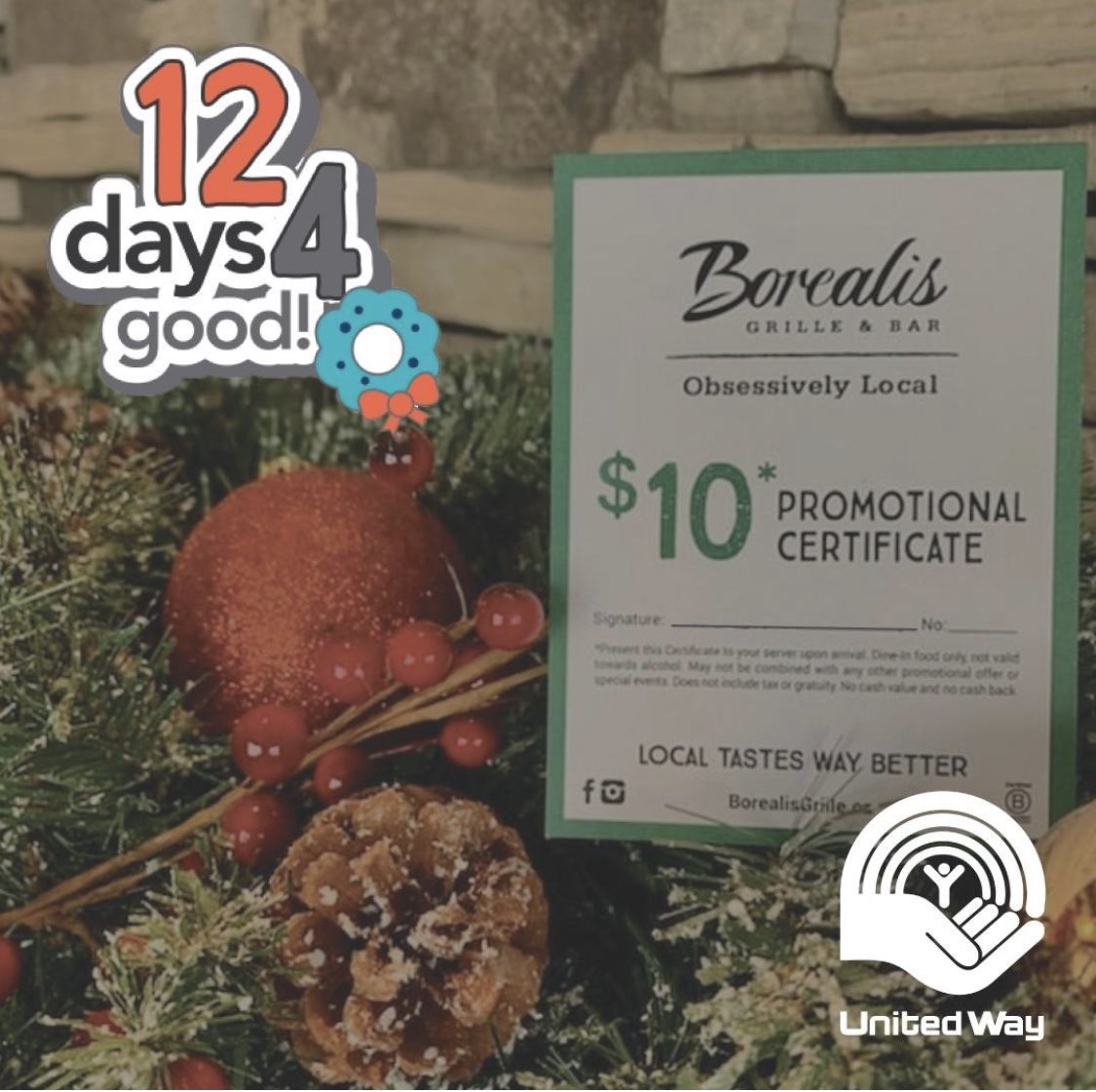 We've partnered with our friends <a href="/KindredCU/">Kindred Credit Union</a> to help spread some joy this holiday season for their #12days4good! When you donate $10 to <a href="/UnitedWayWRC/">United Way WRC</a> throughout December with us, you'll receive a $10 gift certificate for your next visit🎁🎉.

#kwawesome #wrawesome