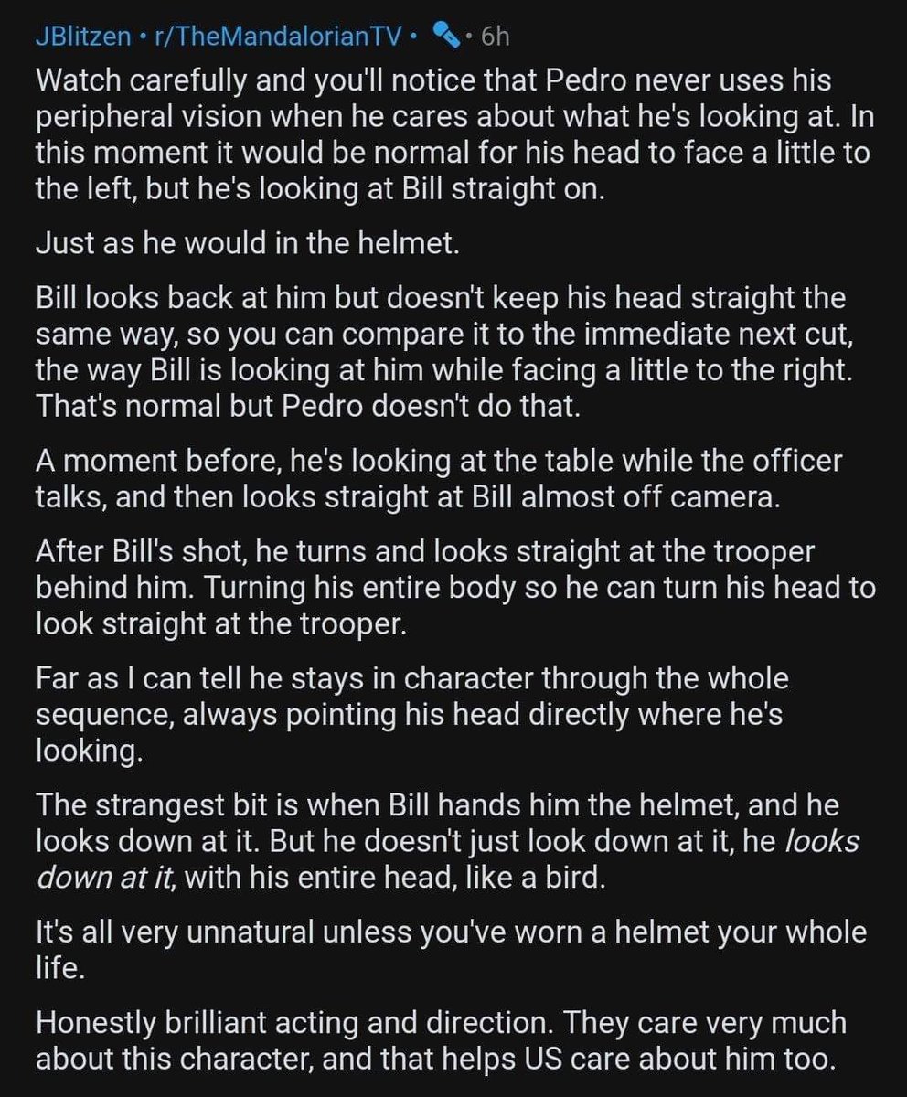 Pedro Pascal is the GOAT. 👌 #TheMandalorian