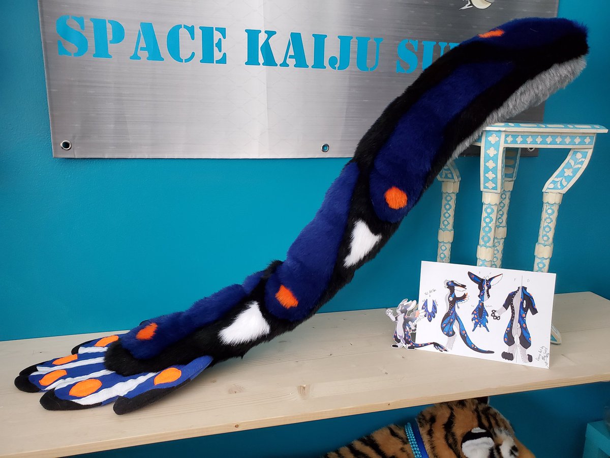 StarSuits's tweet photo. Blue Butterfly Dutch Angel Dragon Tail, Design and Art!🦋🦋 $220 w/Free Shipping! Details below ⬇️⬇️⬇️ #StarSale #Fursuitforsale https://t.co/z1gLTlFMfA