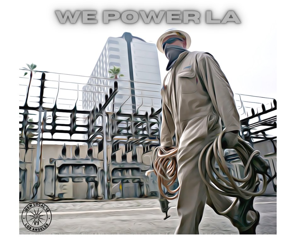 IBEWLocal18's tweet photo. As we head into the final weeks of the year, we want to thank our members for all of their hard work and be safe! #WePowerLA #IBEWLocal18 ⚡ ✊ https://t.co/g0BmT8MkDC