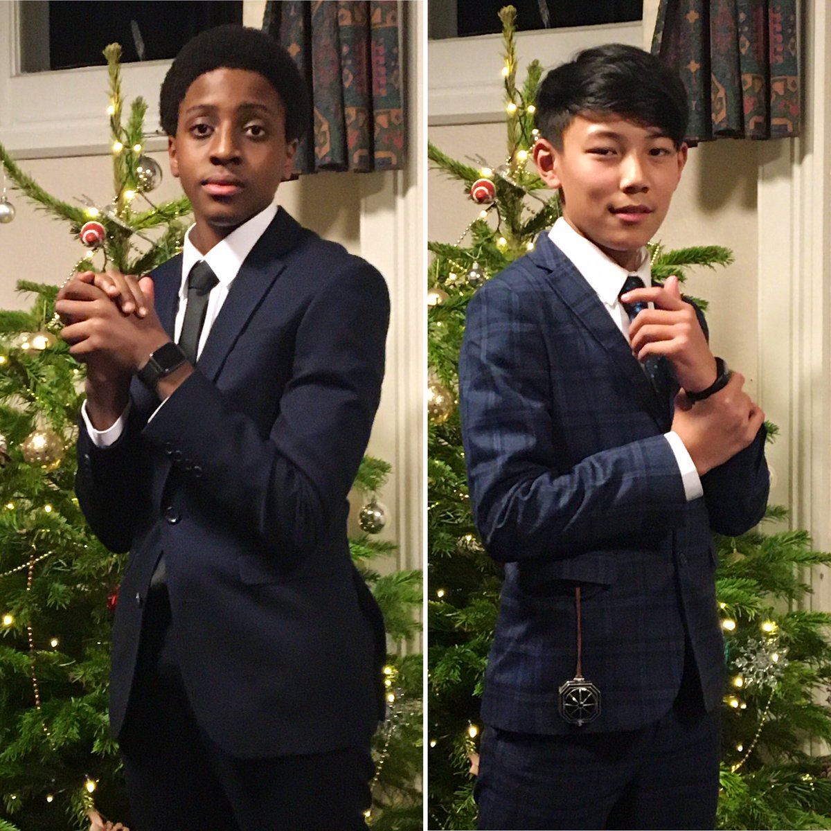 DCPSBoarding's tweet image. Turns out Caldecote boys scrub up pretty well! 🚿🧼  Who’d have thought it! 👌 #onpoint #boarderschristmasdinner
