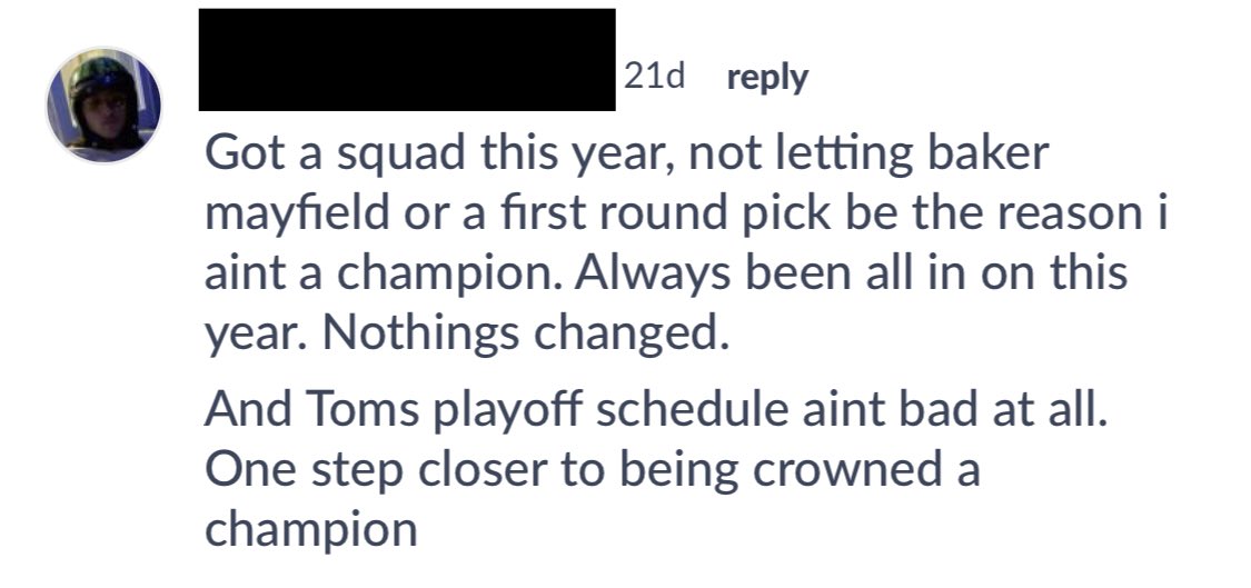 TradeFantasy's tweet photo. Fantasy is a tough space for trade addicts....Tampa Tom for the Dynasty playoff push... Hollywood and a first...1st round exit https://t.co/EaECXheGGR