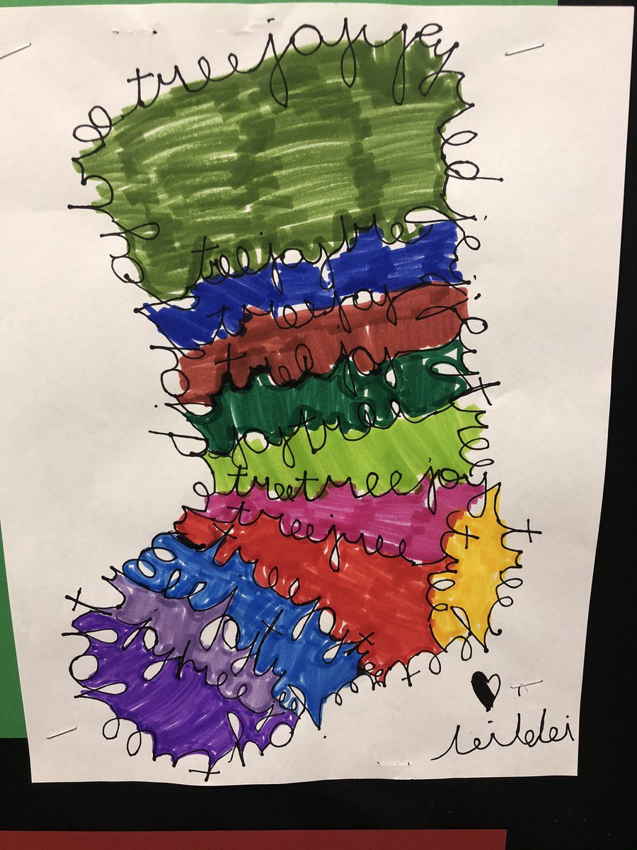 On the fourth day of Christmas, Veteran School gave to me.... a bunch of art to enjoy!