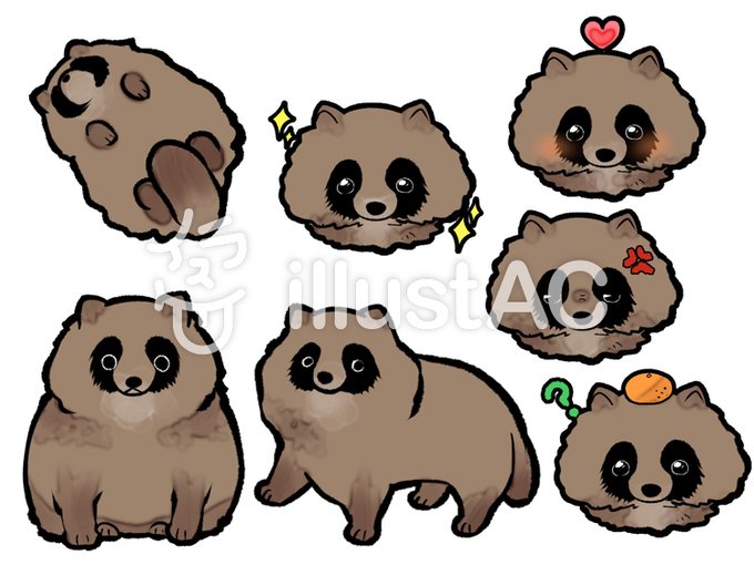 狸の絵のtwitterイラスト検索結果 古い順