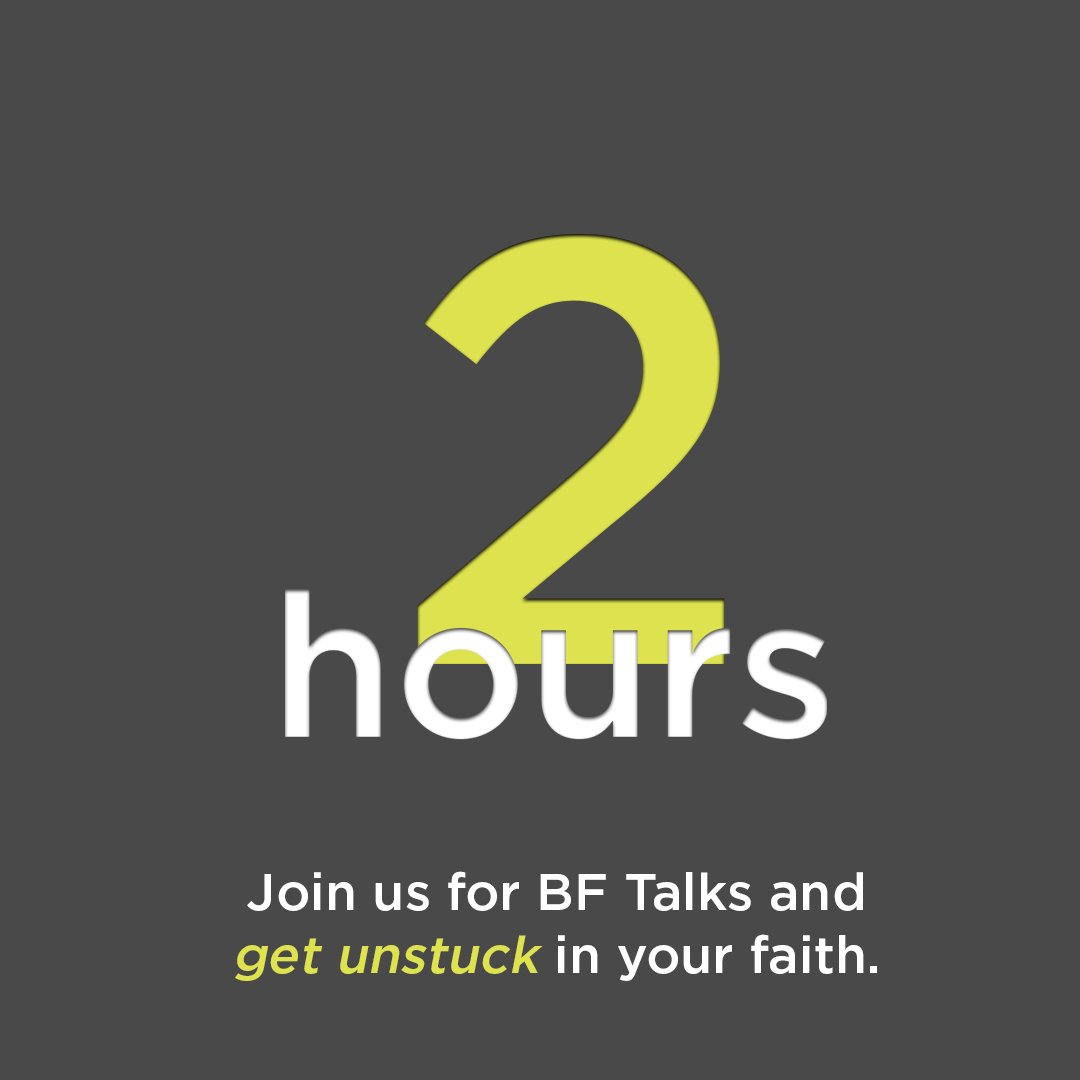 Premiering at 8PM on Facebook, YouTube, and brazosfellowship.com/bftalks/.
