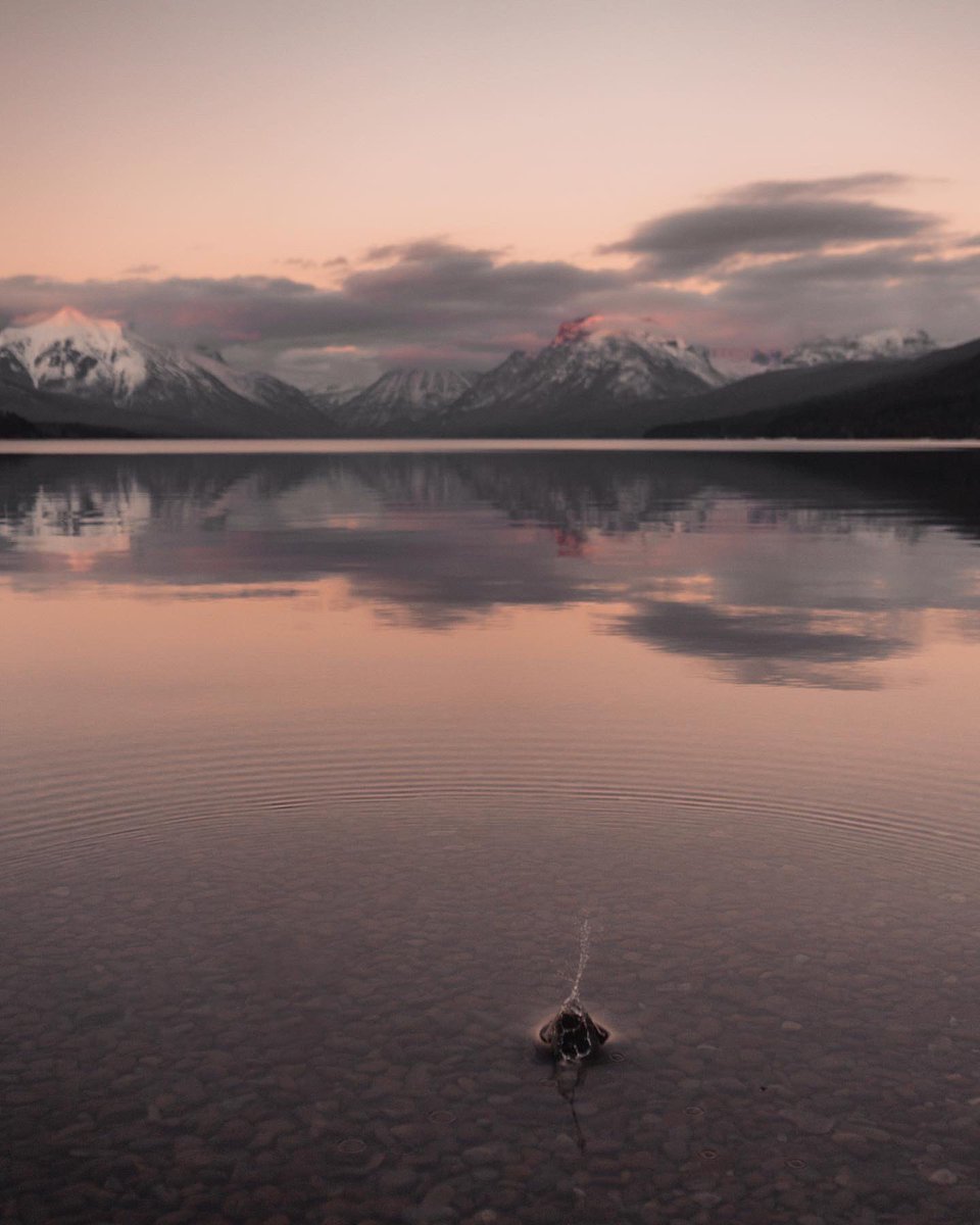 A moment at the lake. #gnp #glaciernationalpark #Montana