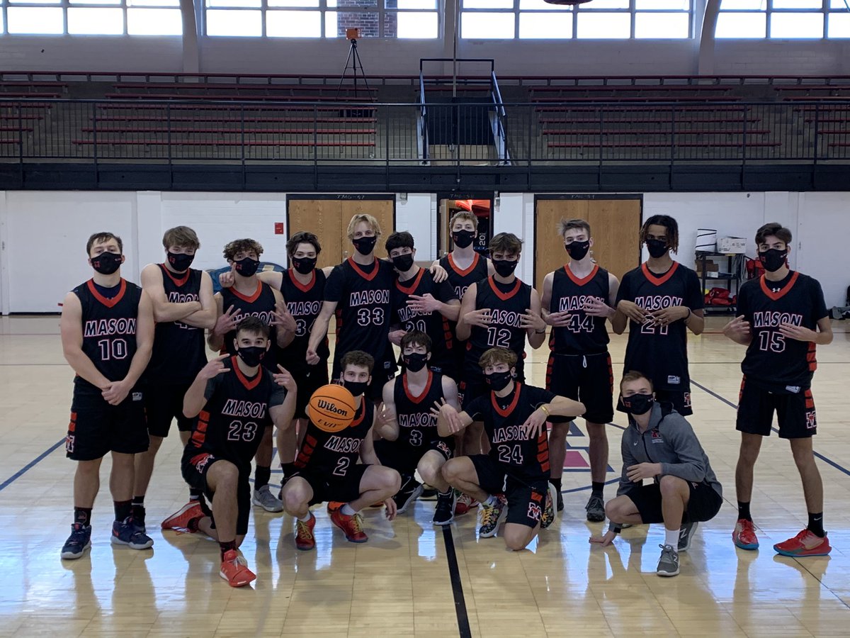 2020-21 Varsity Squad is set 🏀 Mask up so we can make it to game one please.