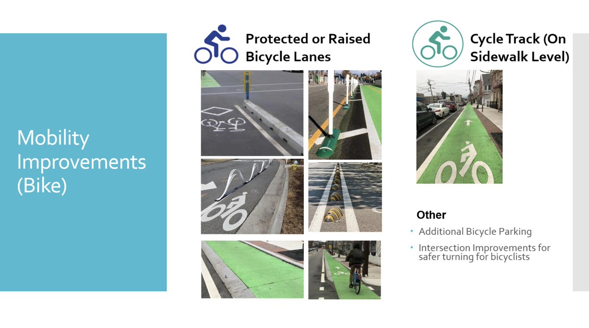 These bike slides are described as "preliminary" and the city is at pains to be sure we know that this is not all completely decided.I.e: These are design elements ... not the design itself.20/?