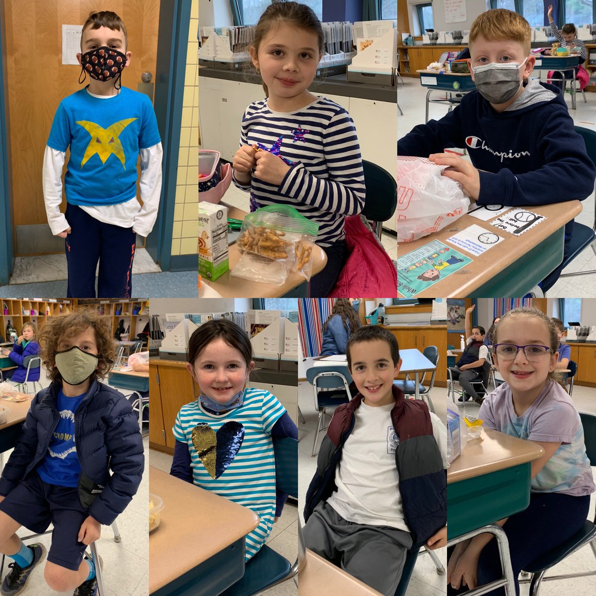 FredMillerHPS's tweet photo. Day 1 of #MillerSpirit Week: COLOR DAY!

Grade 3 showed themselves off by wearing BLUE!💙💙💙 https://t.co/i43anBQHG3