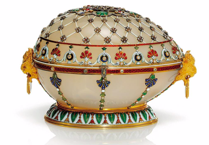 The Renaissance egg is a jewelled agate Easter egg made by Michael Perchin under the supervision of Peter Carl Fabergé in 1894. It was the last egg that Alexander presented to Maria.