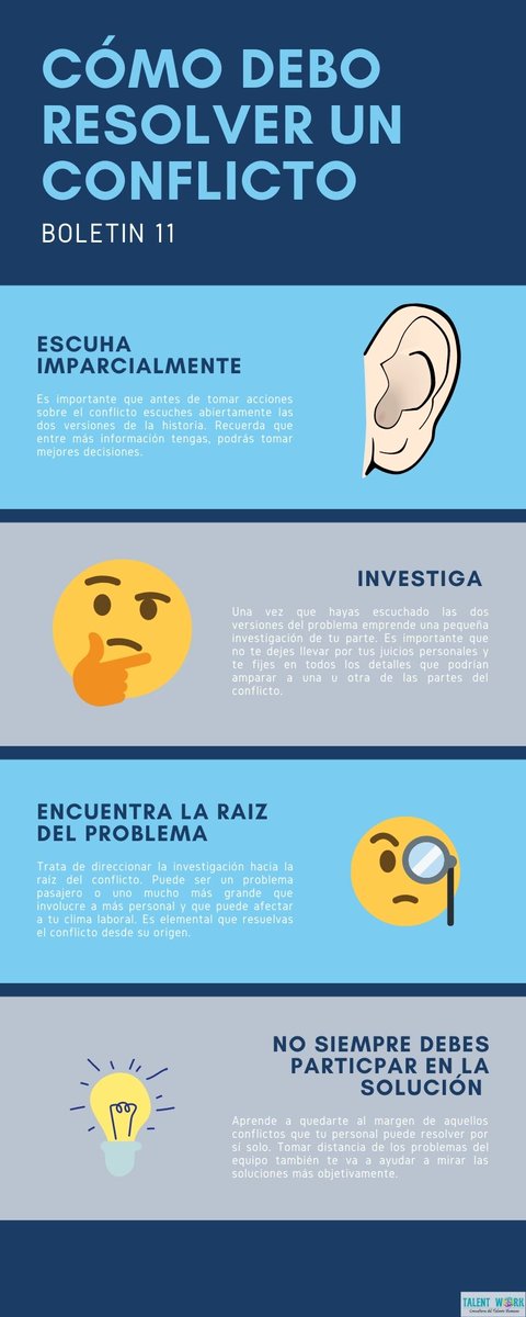 Consultorawork's tweet photo. ¡Hola! 👩💼
Consultora Talent Work te desea un buen inicio de semana y comparte su Boletín Informativo N° 11 sobre ¿Cómo debo resolver un conflicto?:
.
.
.
🔹 Talent Work, porque tu empresa lo vale. 🔹
.
.
.
#TalentWork #consultoradeltalentohumano https://t.co/ti7akceA6l