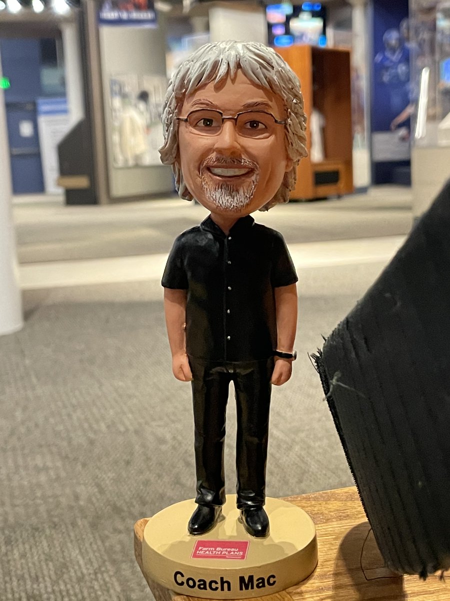 theTSHF's tweet image. Beginning Tuesday, you can win a Coach Mac bobblehead just by visiting the Tennessee Sports Hall of Fame!

Admission to the Hall is FREE thanks to our #sponsor @fbhealthplans

Share your discovery by posting a picture of you with the bobblehead and tag @thetshf and @fbhealthplans