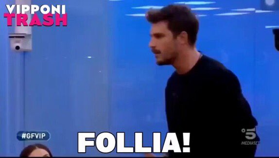 BimbaTommy's tweet photo. *tommaso nomina stefania*:
ehi siri riproduci “follia” by croccantino 
 #gfvip https://t.co/nns052wfZ5