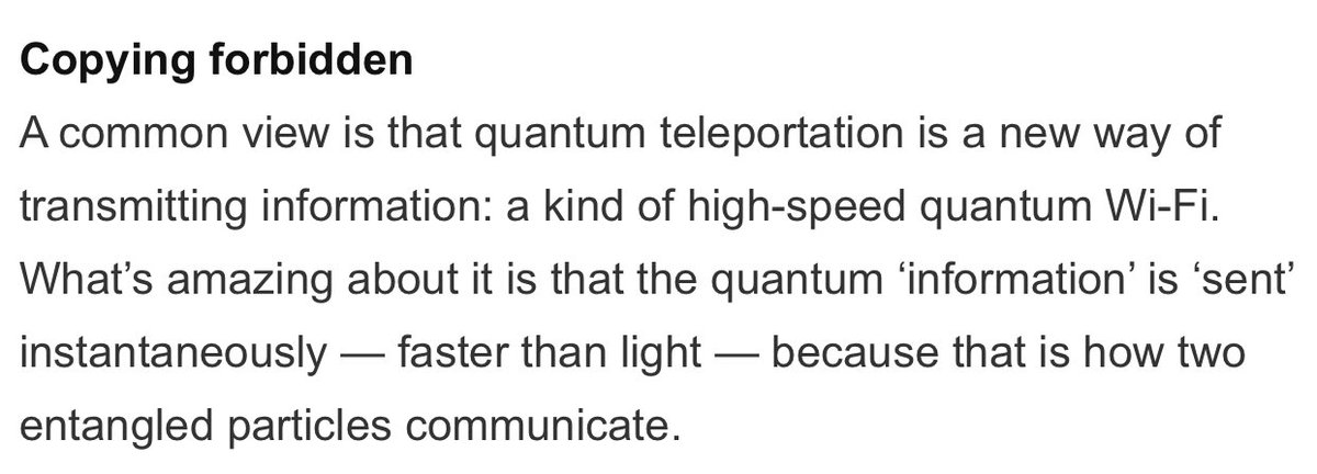 9) Okay so some people say quantum teleportation cannot be faster than light. But there is debate about this. This article suggests it sorta is faster than light, but it is not “classical”, so not technically “faster” in classical sense.  https://www.nature.com/news/quantum-teleportation-is-even-weirder-than-you-think-1.22321