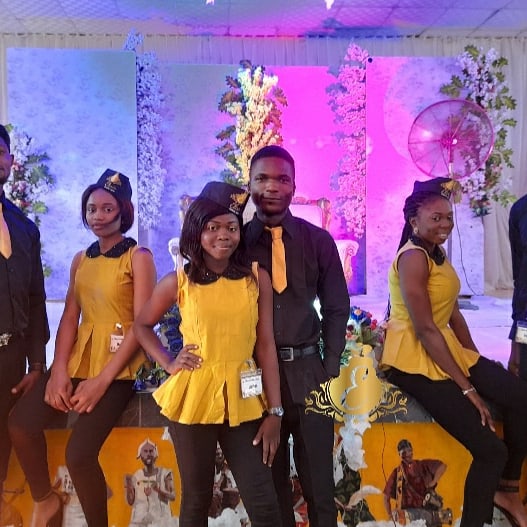elixircakeevent's tweet photo. #chysquare2020 our ushers made it a top notch https://t.co/IszUOfYlfb can book us for your events.we give the  best.IG @elixircake_events https://t.co/W3LHmOH4wf