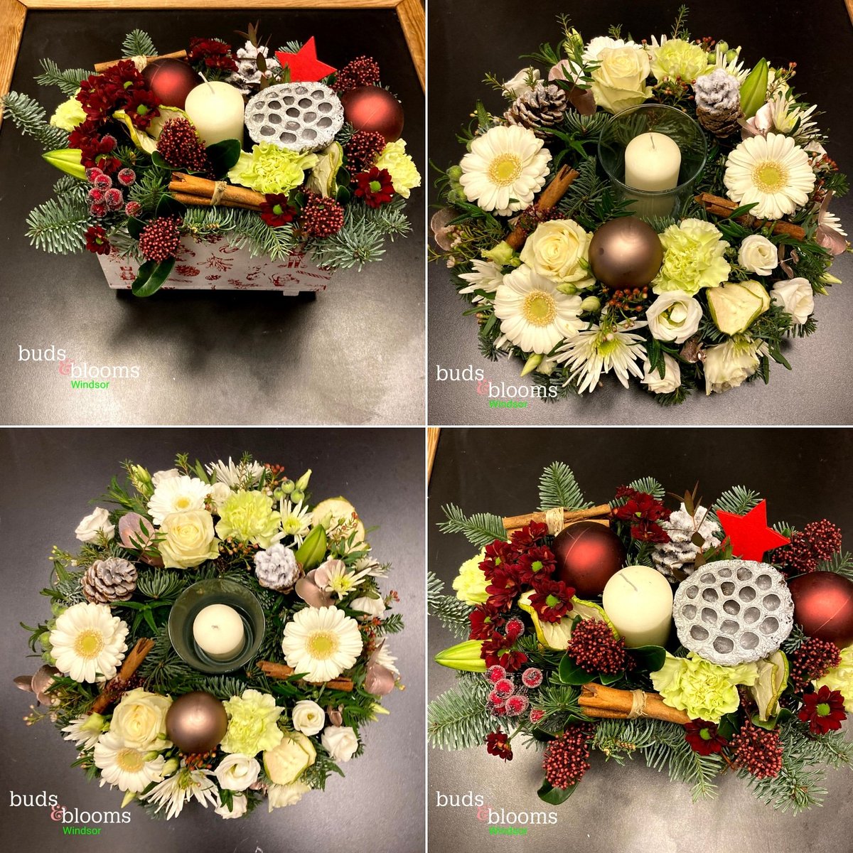 BBFwindsor's tweet photo. Some more Christmas makes, we so enjoy the festive season.
#welovedeliveringsmiles #christmasgifts #tablearrangement https://t.co/q5xi0pTXnb