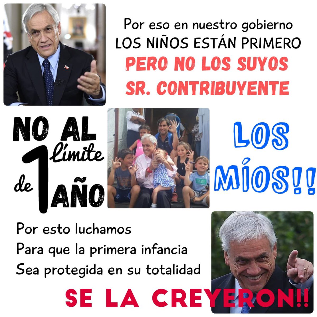 Yessiandr's tweet photo. Exijamos una respuesta @sebastianpinera #sinletrachica para la #ExtensiónPostnatalDeEmergencia por qué #LaPrimeraInfanciaImporta y #90diasnosonsuficientes https://t.co/7ujWQTpkfH