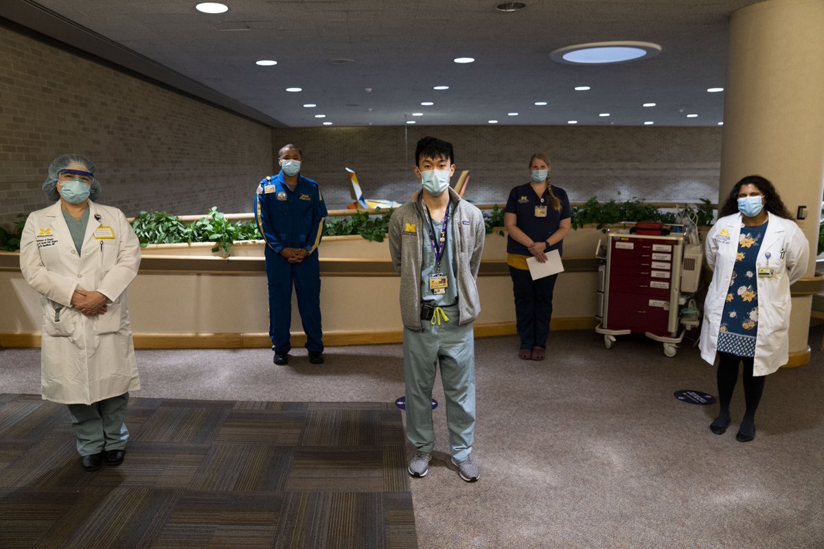 Vaccine Day One Michigan Medicine 🙏🙏🙏

If you watch until the end you can see the incomparable Lena Napolitano, our SICU director and fearless leader, receive her vaccine!! 

youtu.be/YyEd13q2NnA