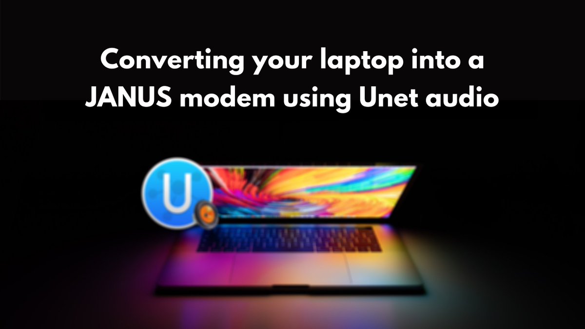 unetstack's tweet photo. Wouldn't it be cool if you could convert your laptop to an acoustic modem and be able to transmit and receive JANUS frames? Find out how to do just that from the latest UnetStack blog: 
https://t.co/56jiriZIVt

#unetstack #underwater #communications #SDOAM https://t.co/xdg7SlVadS