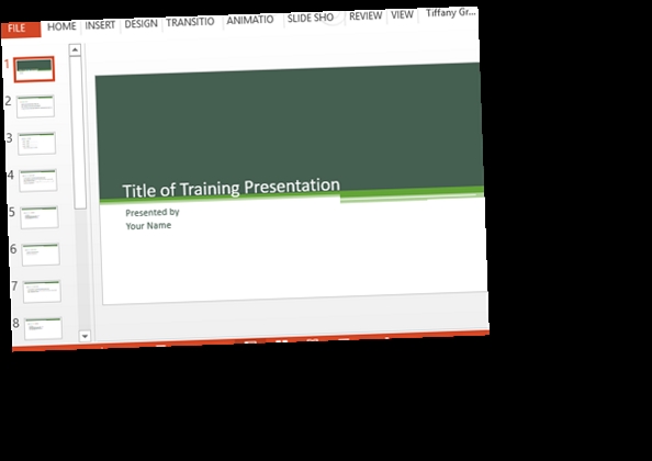 download powerpoint training files / Twitter