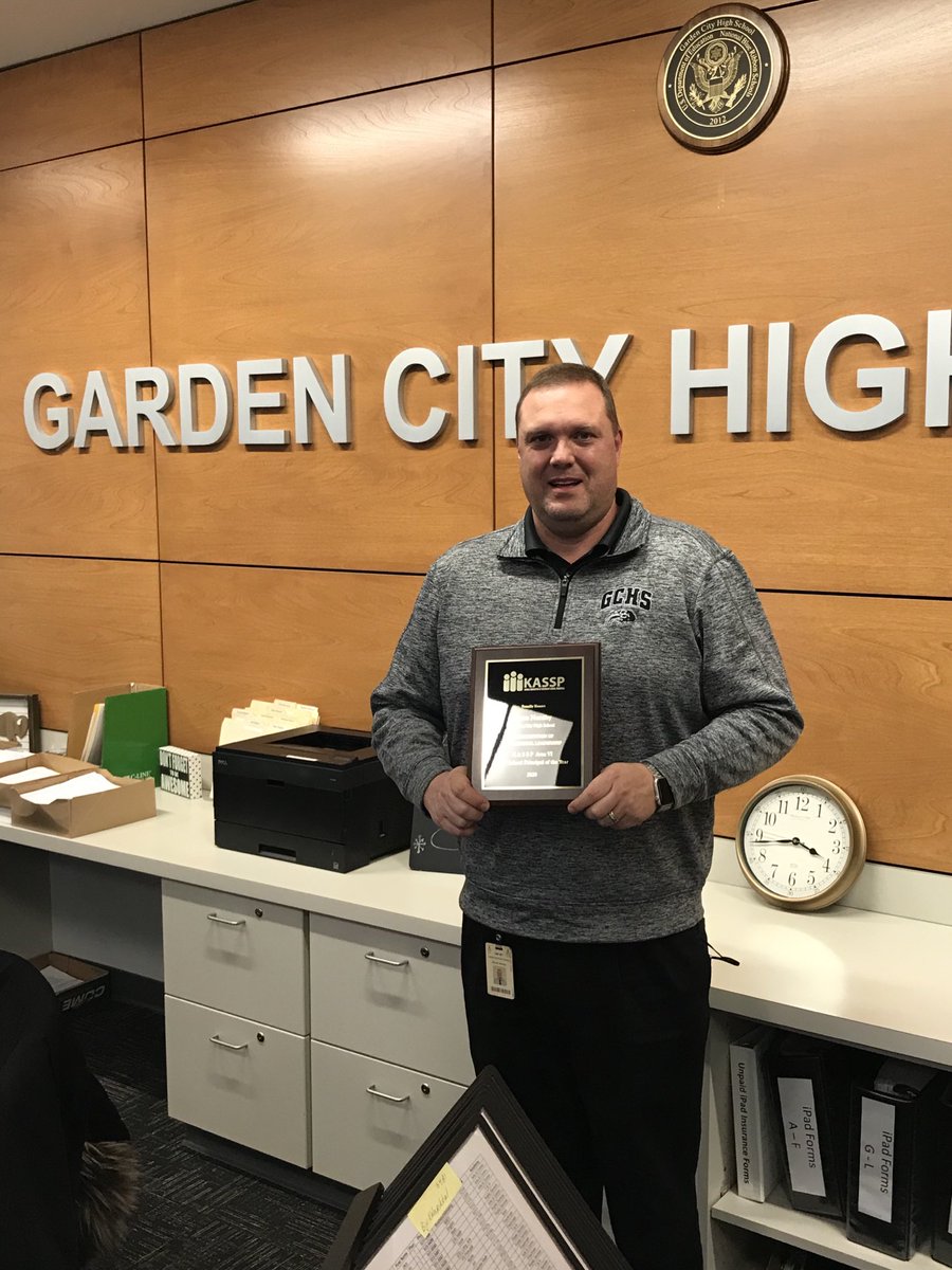 Congrats to Steve Nordby, 2020 KASSP Area VI High School Principal of the Year! #EdLeadershipMatters