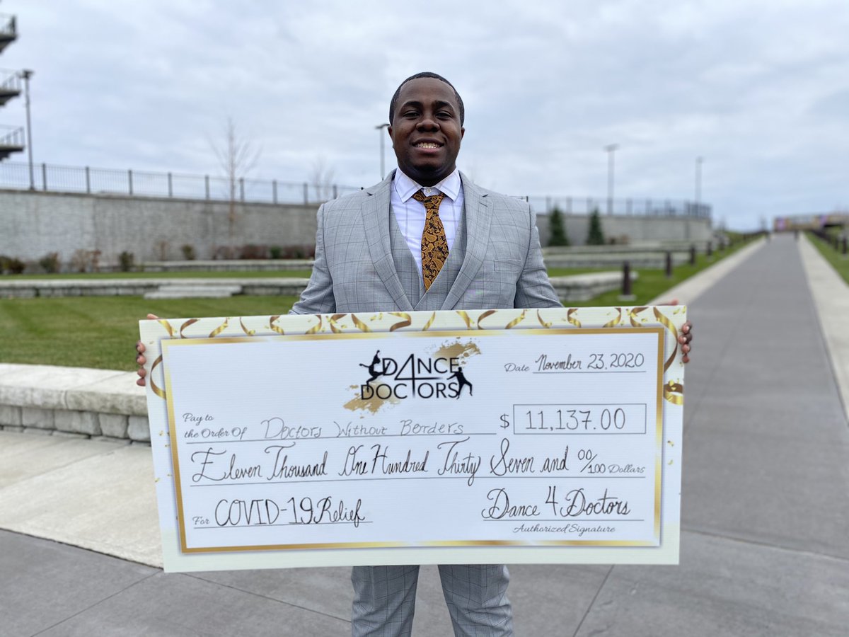 tchako_fall's tweet image. Congrats to the Arcus Chapter of Mu Sigma Upsilon Sorority, Inc. for winning the #Dance4Doctors Challenge🤝🥇They won $1,042.00. With $11,317 raised to Doctors Without Borders, we’re happy to announce the end of the competition! Thank you for all the support! See you next year!💛