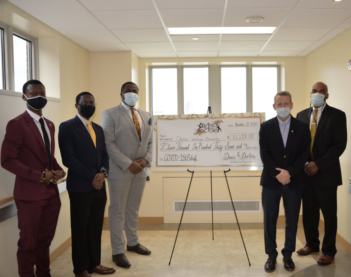 tchako_fall's tweet image. Congrats to the Arcus Chapter of Mu Sigma Upsilon Sorority, Inc. for winning the #Dance4Doctors Challenge🤝🥇They won $1,042.00. With $11,317 raised to Doctors Without Borders, we’re happy to announce the end of the competition! Thank you for all the support! See you next year!💛