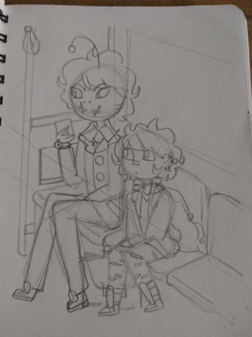 RolandLapointe8's tweet photo. a WIP for #OCmas day 15
#artistontwittter #art #WIP #artwork #sketch #traditionalWIP #traditionalart #traditionalartwork #drawing #originalcharacters #train #drawingoftheday https://t.co/5wdQ80FwOX