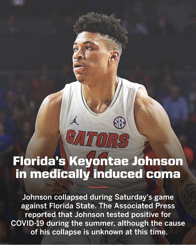 JustinRiley7's tweet photo. Continue to keep @GatorsMBK’s Keyontae Johnson in your prayers. #CollegeBasketball #KeyontaeJohnson #PrayersForKeyontae https://t.co/fRjqTDRmEX