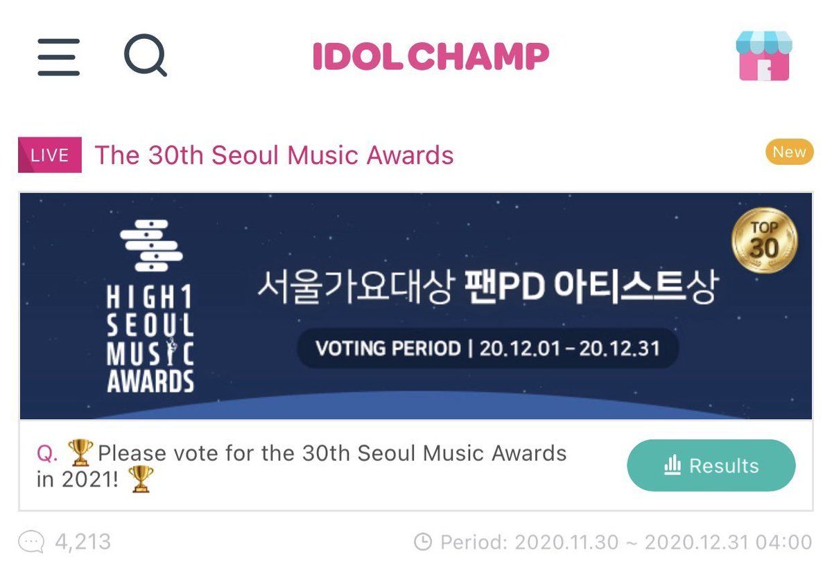 Seoul Music AwardsWhosFan (WhosFandom Award) http://play.whosfan.com/shared/vote/172/UMonsta XUnlimited votingENDS 12/31 5PM KSTIdol Champion (Fan PD Artist) http://promo-web.idolchamp.com/app_proxy.html?type=vote&id=vote_2033_1147Monsta X10 votes (300 hearts) dailyENDS 12/31 6PM KST