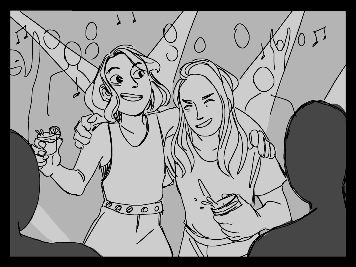 my first assignment for storyboard class! we were supposed to tell a story that happened to us in a minimum of 6 panels,, here's a story of me and my cousin's journey through the coast of italy while extremely hungover (1/3)
* 1st panel says "get on the bus!" and "bus!" 