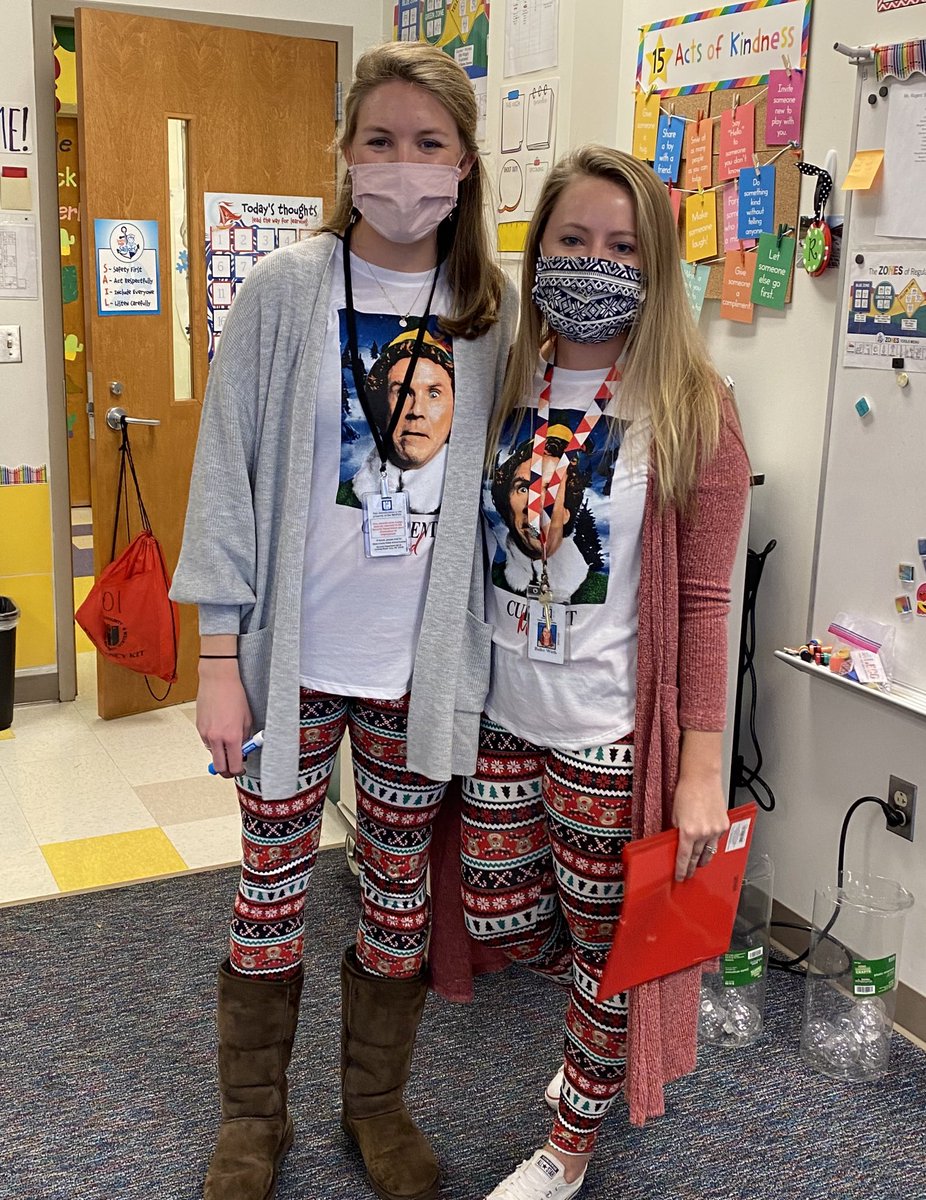 mrswirthin1st's tweet photo. Matching on the first day of Christmas countdown! #CandyCaneWishes @MsRogersSRE https://t.co/7jOqmOvJdt
