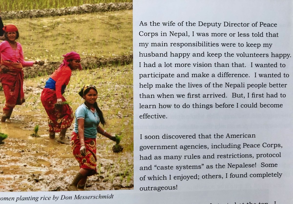 4. "On a number of occasions, they did in fact find newborn infants discarded in the stream--the only form of birth control available to Nepali women at that time... this had a lasting impression on my children."
