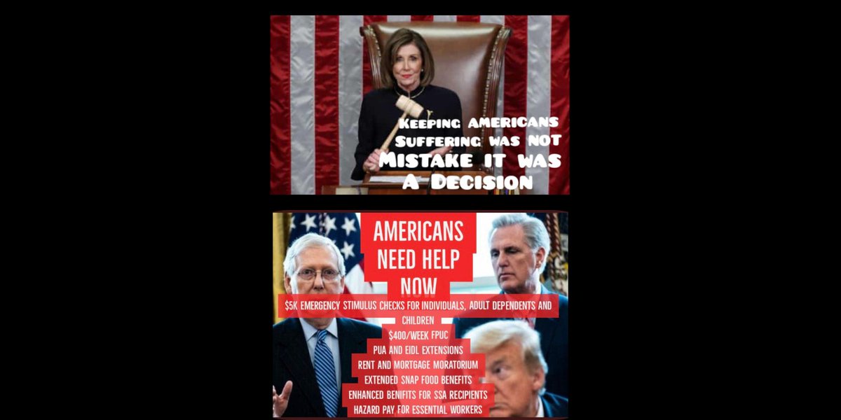 Brooklyn_Darlin's tweet photo. #StimulusChecksORShutdown #EnoughIsEnough #SENDTHECHECKS #EXECUTIVEORDER4STIMULUS #CR4STIMULUS @POTUS @realDonaldTrump @WhiteHouse @stevenmnuchin1 @senatemajldr @larry_kudlow @SenateGOP @SenateDems @HouseDemocrats @HouseGOP @BernieSanders @HawleyMO #NoChristmas4Millions https://t.co/1v8wlXzbDF