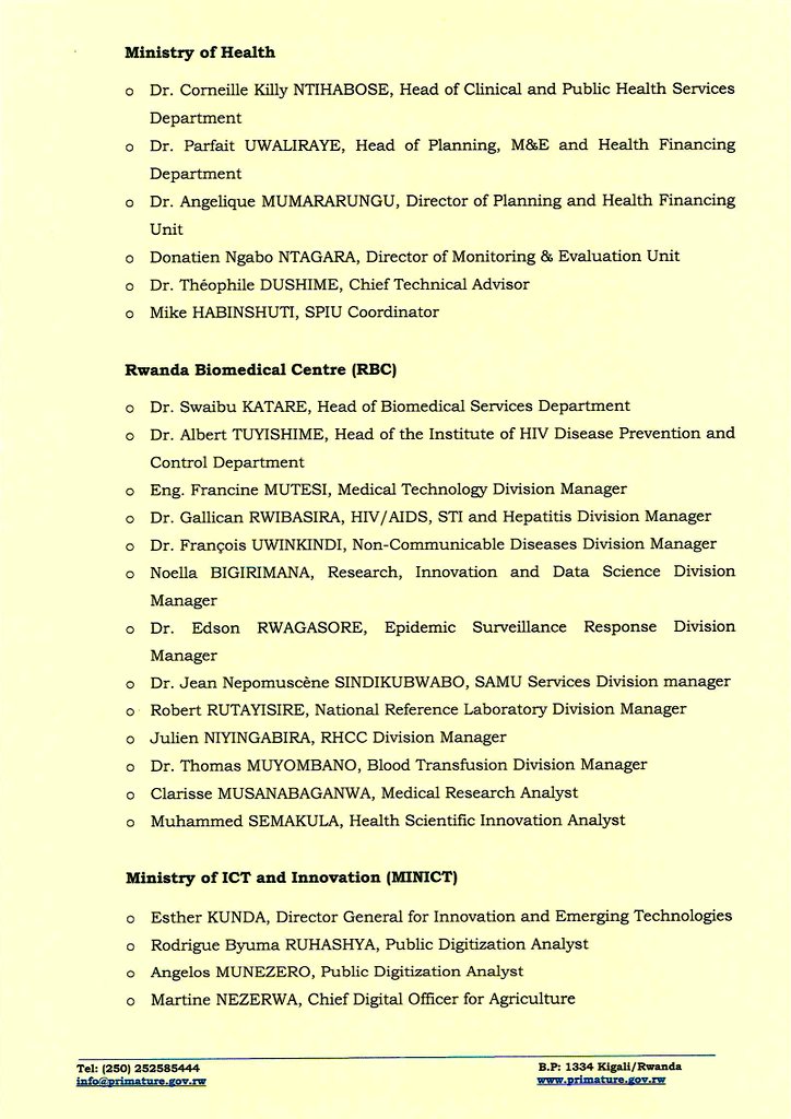 PrimatureRwanda's tweet photo. 2/2 Statement on Cabinet Resolutions of 14/12/2020 https://t.co/czwgFslwxx