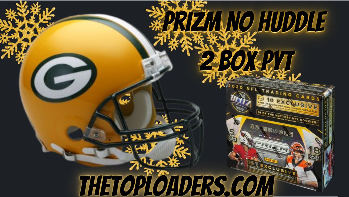 loaders_the's tweet photo. Who wants the @packers? They're the last team left in our Prizm No Huddle break!
https://t.co/qRmQsLWmpqβ¦
#prizm #panini #nfl #nohuddle
@HobbyConnector
#groupbreak #breaksale https://t.co/JuAR5EySGy