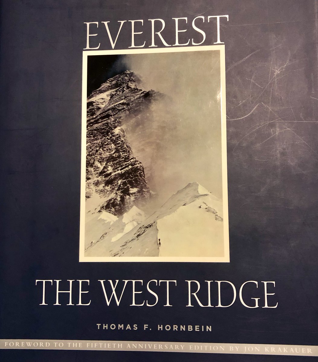 61. So Willi Unsoeld and Tom Hornbein took on the West Ridge of Mount Everest, still considered the greatest mountaineering feat by any North American mountaineer. Hornbein's book is full of amazing photos. They were originally for National Geographic.