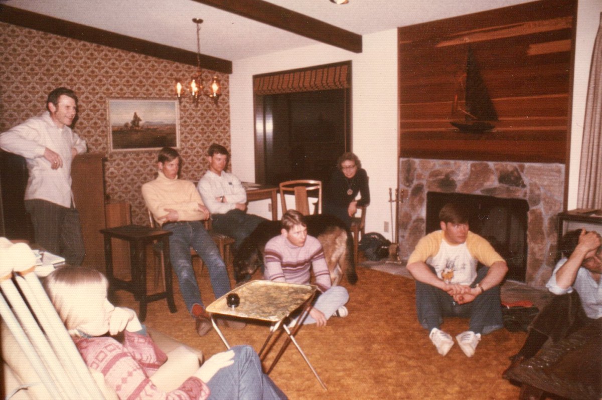 62. But we're talking about Experiential Education. Does it apply to software development? Sure thing! Here's Jolene Unsoeld at back center of the photo, Dad standing at left. Note we're all looking toward the right side of the photo.