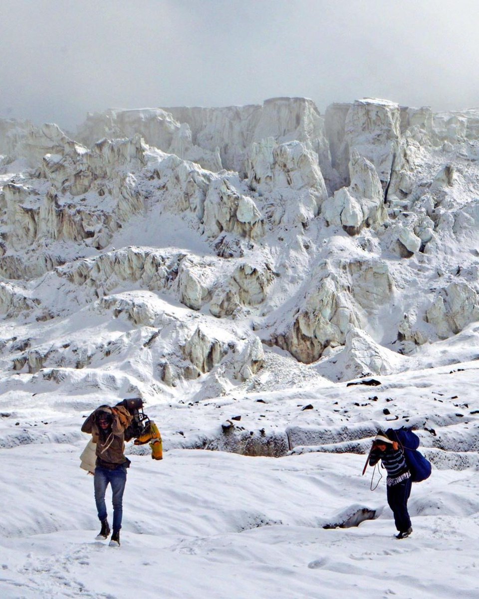 Thikane24's tweet photo. Located at an elevation of 3717m in the #Garhwal #Himalayas, is a treacherous yet a magnificent #trek called Khatling Glacier Trek. #Glacier is the source of Bhilangna River and is surrounded by the four #Himalayan peaks.
@UTDBofficial #Uttarakhand #nature #offbeatuk #Tourism https://t.co/J53n8fKInD