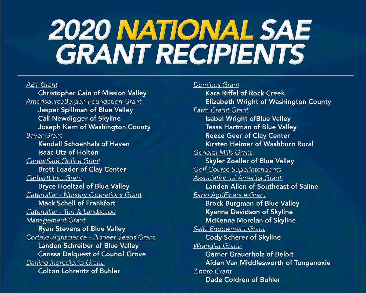 the_irish_aggie's tweet photo. Congratulations to Garner Grauerholz for receiving a $1,000 national SAE grant sponsored by Wrangler! #tpod #BeloitFFA https://t.co/iE5v8ES9ia