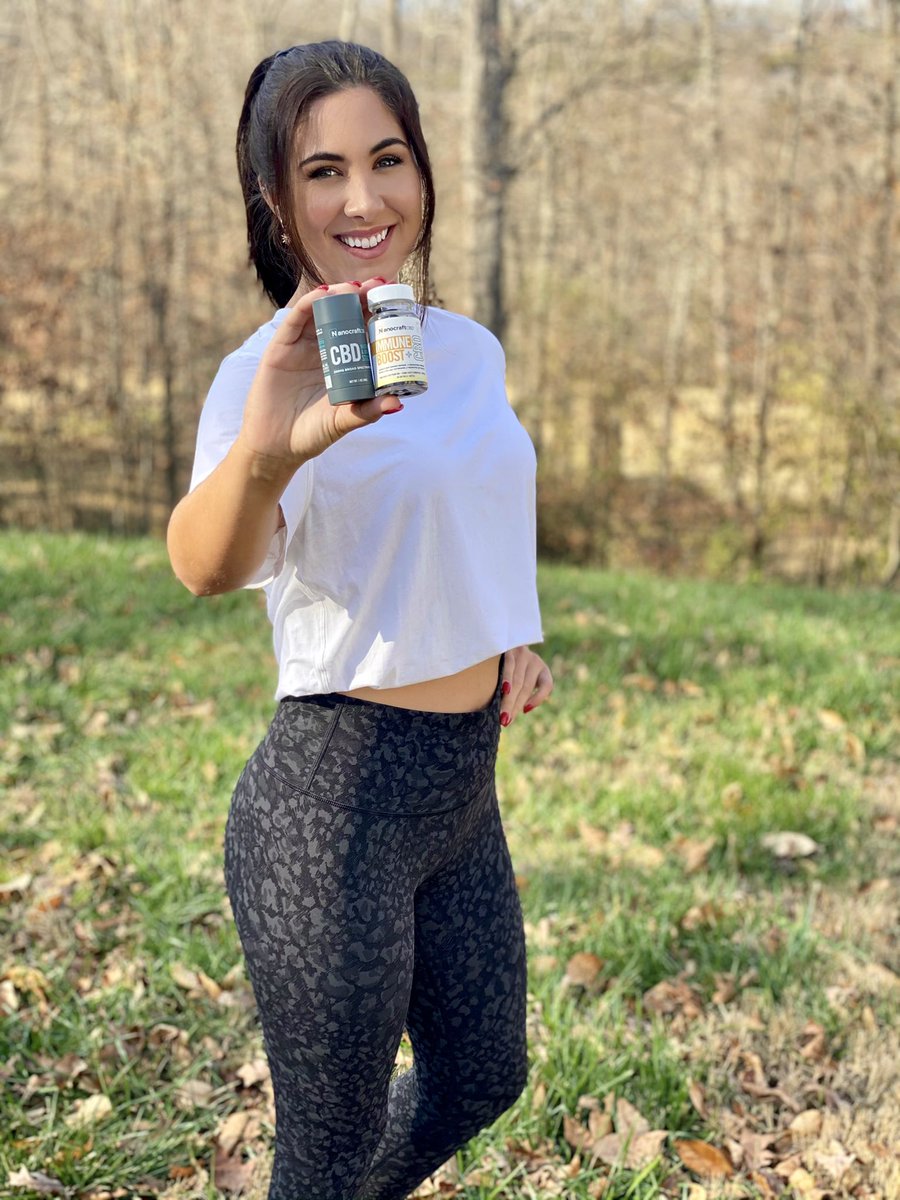 thesophiagolf's tweet photo. If you live an active lifestyle like I do, you’ve got to try @NanoCraftCBD! I love using the Muscle and Joint Stick after a hard workout to cutdown on inflammation while the Immune Boost capsules keep me healthy all year! Use code SOPHIA10 at https://t.co/XNuvXsDbFU for 10% off. https://t.co/JvImsNYnmh