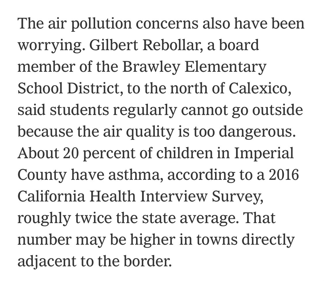 on el rio nuevo and the air quality: