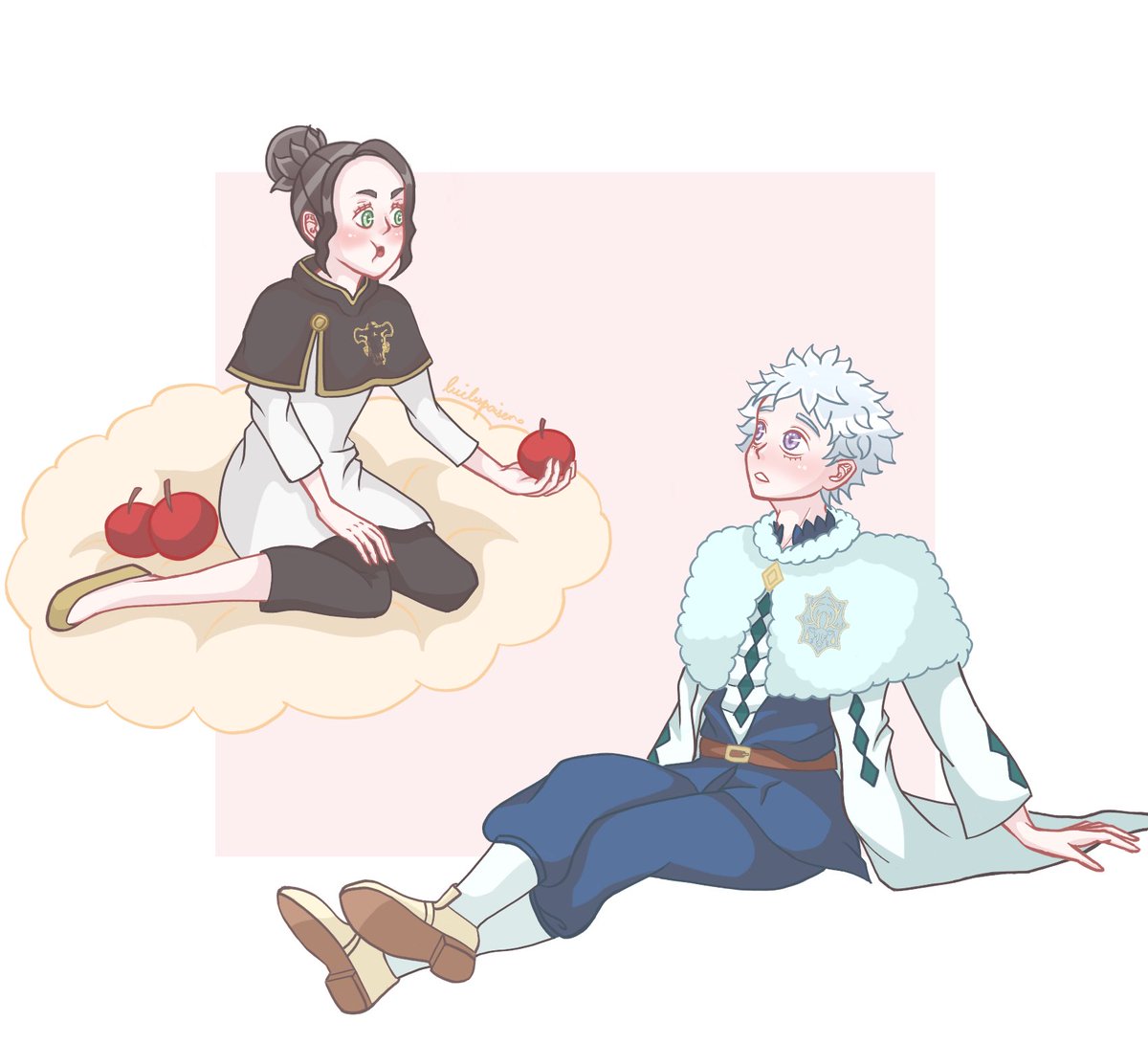 Rikki リッキーパイセン This Do You Want To Try This これ 食べたい Blackclover ブラッククローバー Blackcloverfanart チャーミー チャーミー パピットソン リル リル ボワモルティエ T Co K3kpkeebqj