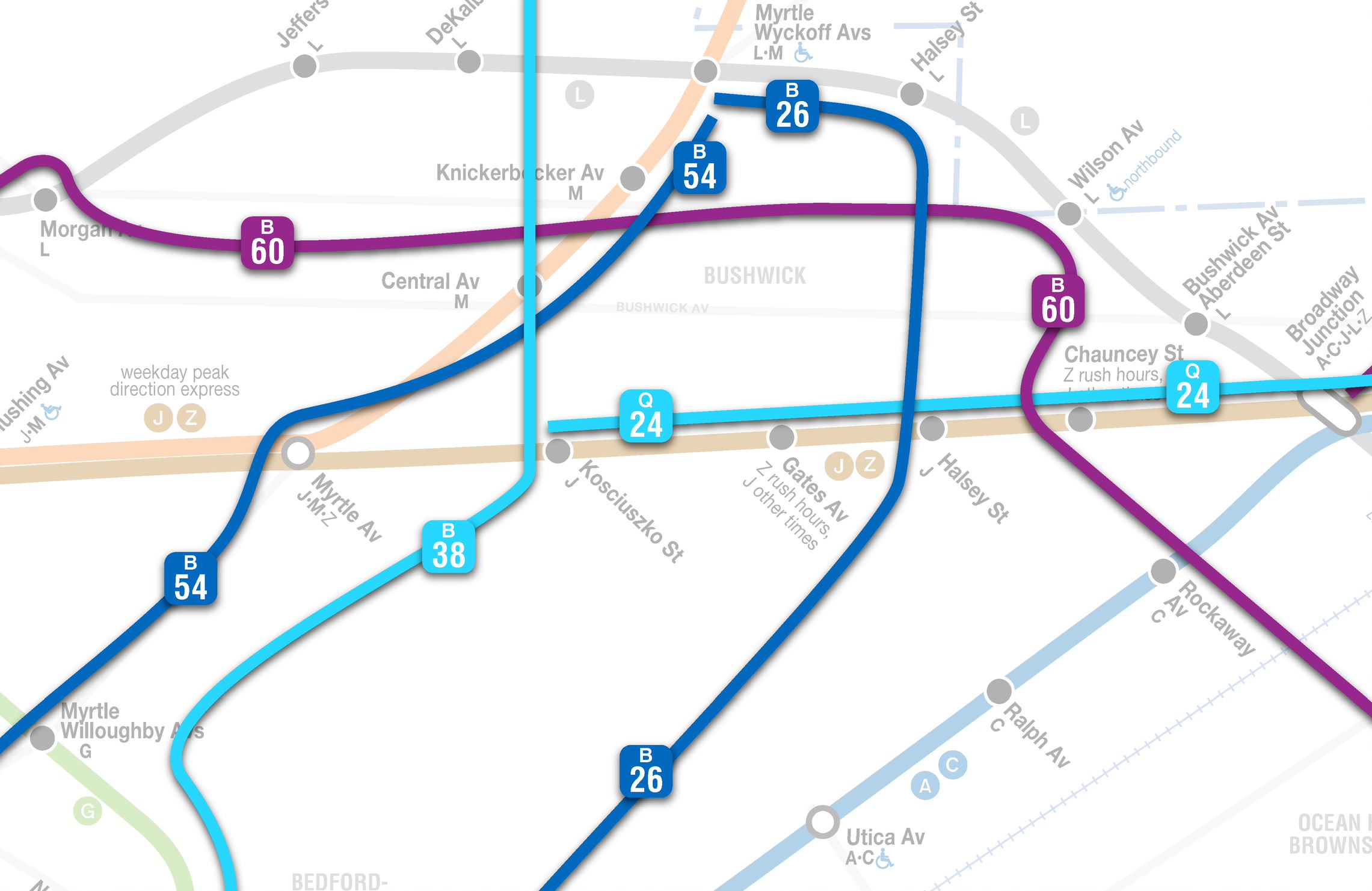 Q56 Bus Route Map Nyct Subway. Wear A Mask. On Twitter: "There Is No J Train Service Between  Myrtle Av And Crescent St While We Remove A Work Train With A Mechanical  Problem From Service At