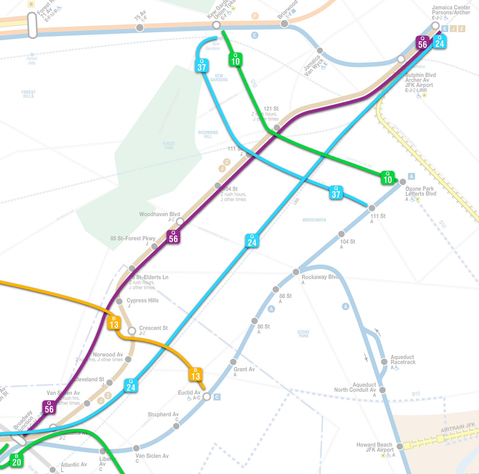 Q56 Bus Route Map Nyct Subway. Wear A Mask. On Twitter: "There Is No J Train Service Between  Myrtle Av And Crescent St While We Remove A Work Train With A Mechanical  Problem From Service At