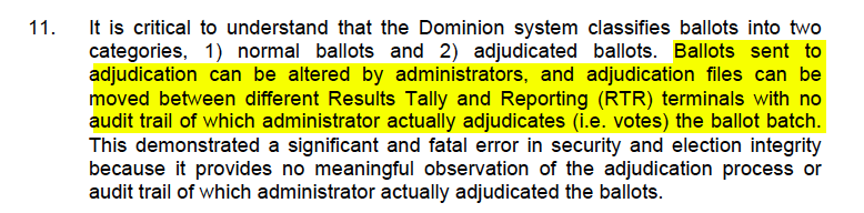 True. It is a complete travesty that an election system designed this way, with no ironclad audit trail, is used in any jurisdiction in any nation.