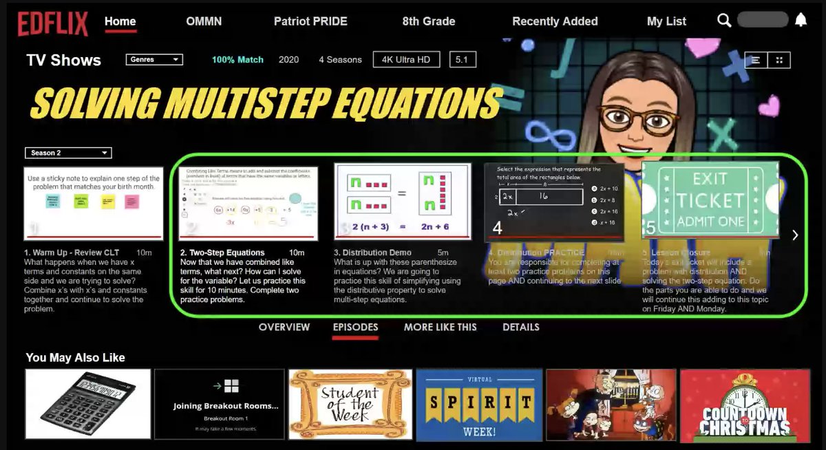 OMHSMathDpt's tweet photo. We got to visit some Math 8 classes at 
@OMMNAACPS today.  The amount of #AACPSAwesome work that @mssimpsonOMMN put into this lesson was FANTASTIC! Huge thank you to all of the teachers and students for letting us join! #verticalplanning #edflix 
@OldMillHSAACPS @AACountySchools https://t.co/nJ36yiHGkd