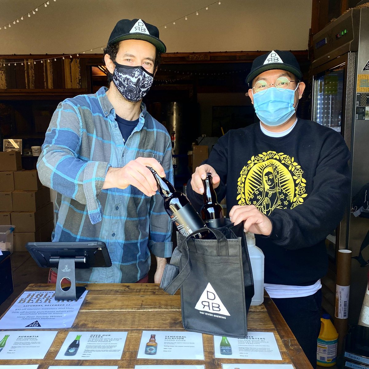 THANK YOU to everyone who came out and supported the Holiday Beer Hop last Saturday! 

Remember to pick up or ship any online orders by our closing date, 12/31.

We still have some specials on the website so you can stock up on Dry River beers before we shut our doors!